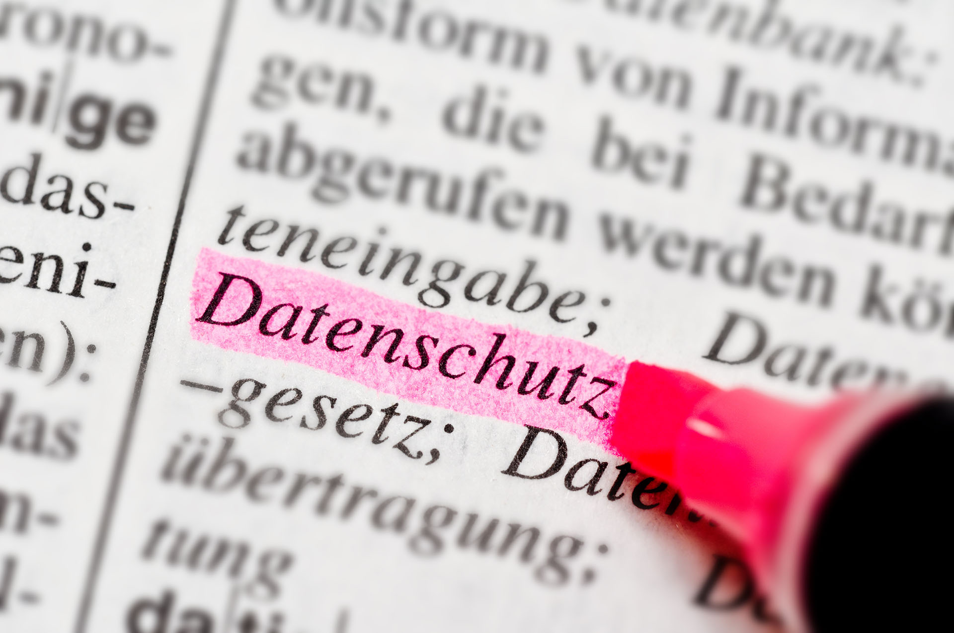 Datenschutzerklärungen anpassen