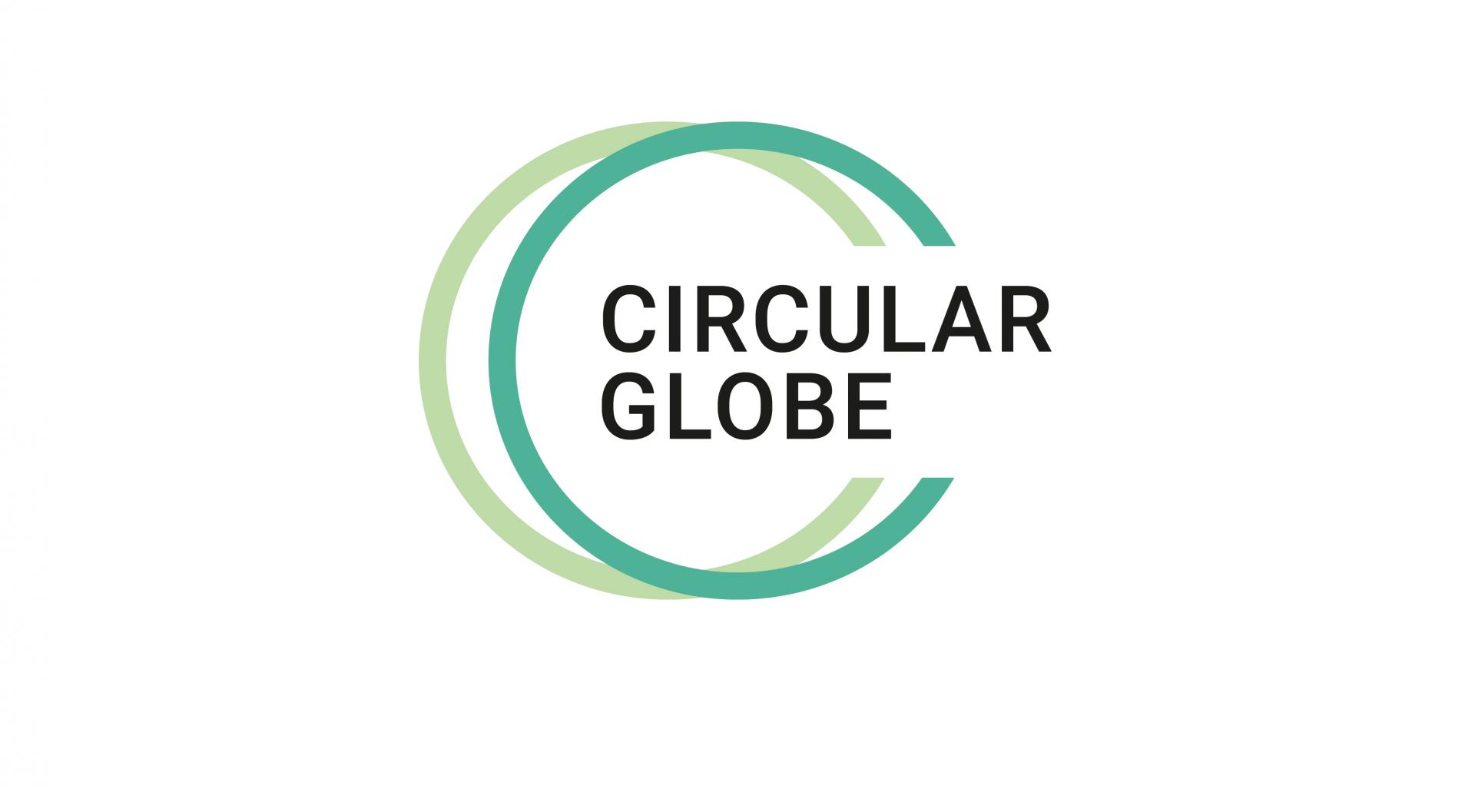 Circular Globe Logo Logo Circular Globe, SQS, Label für die Kreislaufwirtschaft, nachhaltige Wirtschaftsform